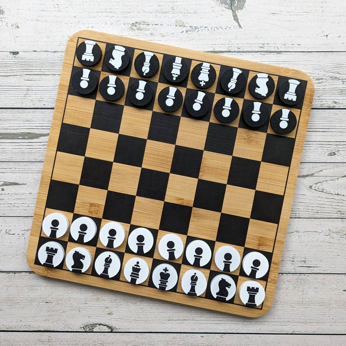 Bamboo Chess Set